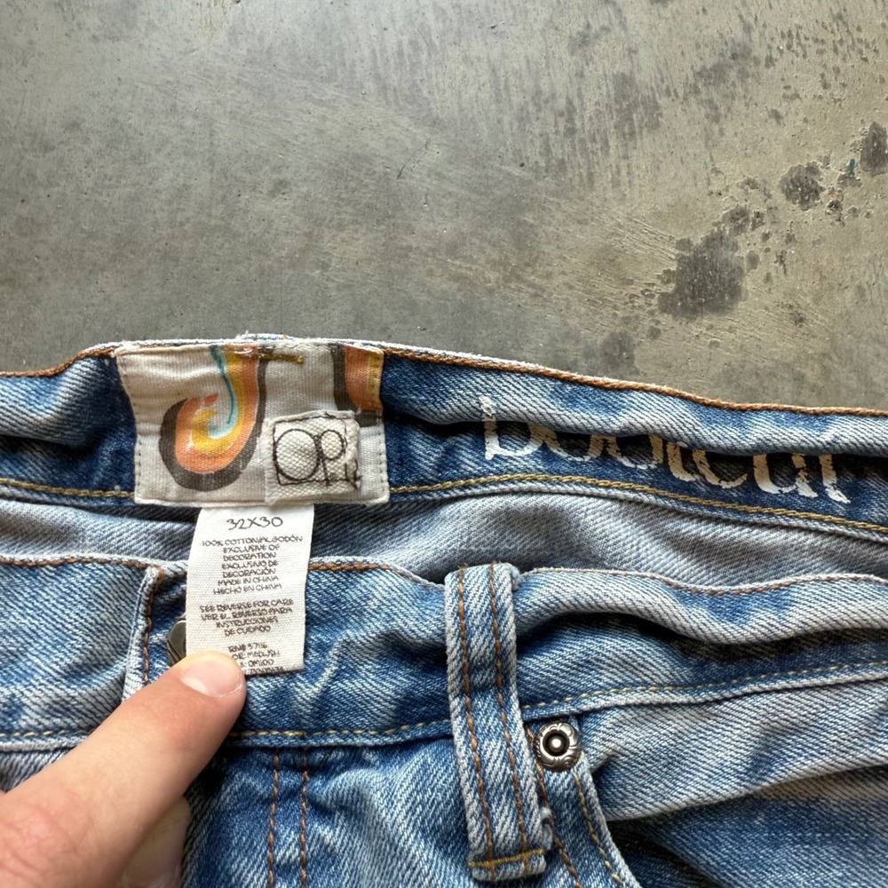 Ocean Pacific OP Mens Bootcut Jeans Light Wash Denim 30x32 Classic Fit - Picture 3 of 7